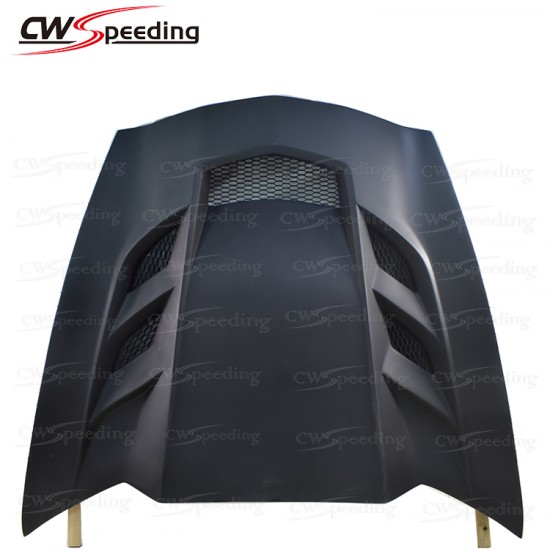 CWS STYLE FIBER GLASS HOOD FOR 2014-2016 CHEVROLET CORVETTE STINGRAY C7