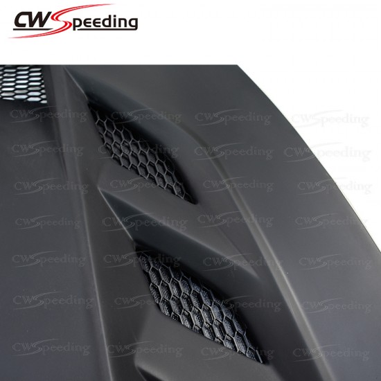 CWS STYLE FIBER GLASS HOOD FOR 2014-2016 CHEVROLET CORVETTE STINGRAY C7