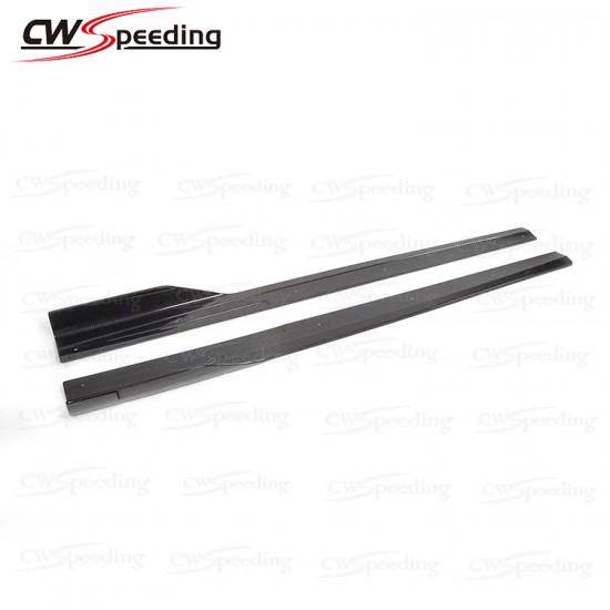 CWS STYLE CARBON FIBER SIDE SKIRTS FOR 2011-2013 FERRARI 458 ITALIA 