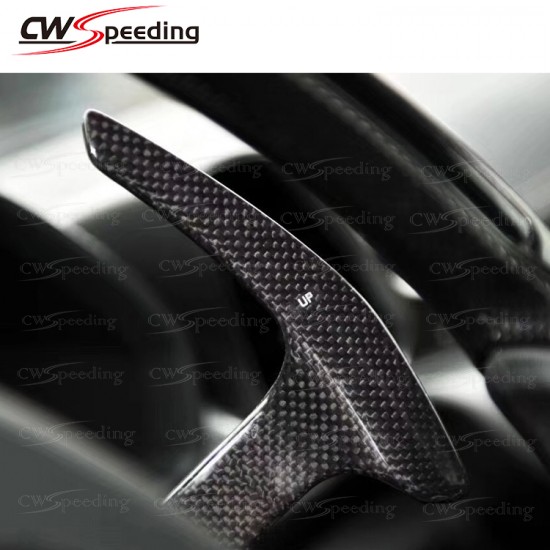 F1 STYLE CARBON FIBER SHIFT PADDLES FOR 2011-2013 FERRARI 458 ITALIA AND SPIDER F1 STYLE CARBON FIBER SHIFT PADDLES FOR 2011-2013 FERRARI 458 ITALIA AND SPIDER