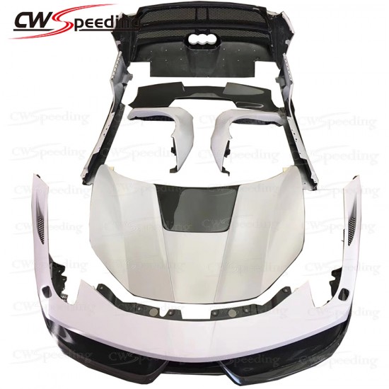 MISHA HALF CARBON FIBER BODY KIT FOR 2011-2016 FERRARI 458 ITALIA AND SPIDER AND SPECIALE MISHA HALF CARBON FIBER BODY KIT FOR 2011-2016 FERRARI 458 ITALIA AND SPIDER AND SPECIALE