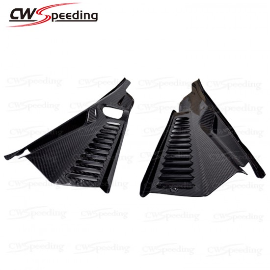 CARBON FIBER ENGINE COMPARTMENT COVERS FOR 2011-2016 FERRARI 458 ITALIA AND SPECIALE CARBON FIBER ENGINE COMPARTMENT COVERS FOR 2011-2016 FERRARI 458 ITALIA AND SPECIALE