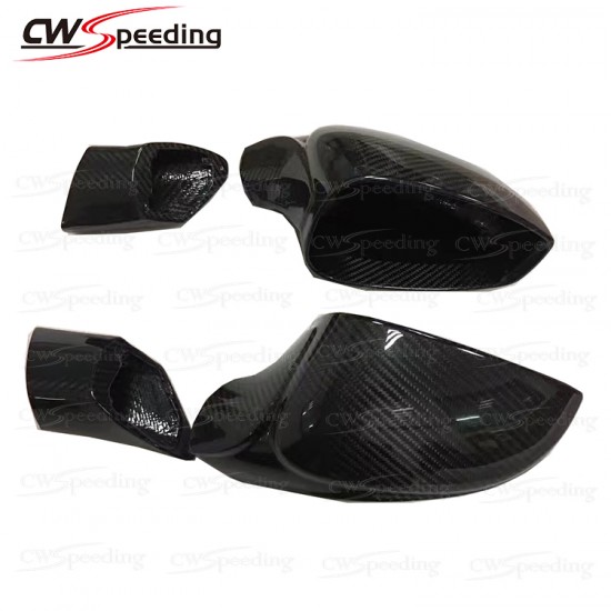 CARBON FIBER EXTERIOR REPLACEMENT MIRRORS FOR 2011-2016 FERRARI 458 ITALIA AND SPIDER AND SPECIALE