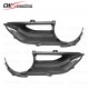 CAPRISTO STYLE DRY CARBON FIBER REAR BUMPER FOG LIGHT COVER FOR FERRARI 488 GTB