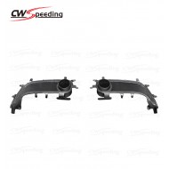   CAPRISTO STYLE DRY CARBON FIBER REAR DIFFUSER EXHUAST TRIM FOR FERRARI 488 GTB