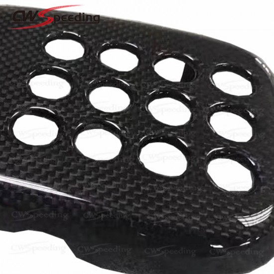 CARBON FIBER REAR FOG LIGHT COVER  FOR FERRARI 488 GTB