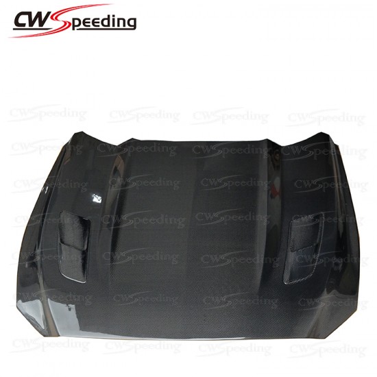 CARBON FIBER HOOD FOR 2015-2017 FORD MUSTANG CARBON FIBER HOOD FOR 2015-2017 FORD MUSTANG