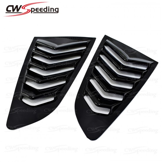 ABS MATERIAL SIDE OUT WINDOW SHADES FOR 2014-2017 FORD MUSTANG