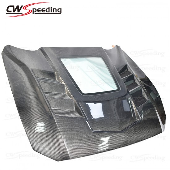 IMP STYLE CARBON FIBER HOOD FOR 2015-2019 FORD MUSTANG IMP STYLE CARBON FIBER HOOD FOR 2015-2019 FORD MUSTANG