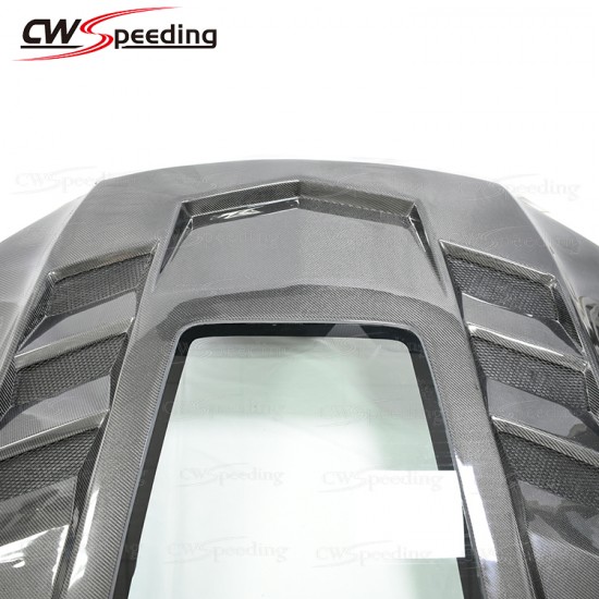 IMP STYLE CARBON FIBER HOOD FOR 2015-2019 FORD MUSTANG 