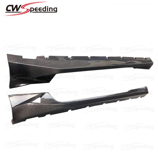 CWS-C STYLE CARBON FIEBR SIDE SKIRTS FOR 2015-2019 FORD MUSTANG CWS-C STYLE CARBON FIEBR SIDE SKIRTS FOR 2015-2019 FORD MUSTANG