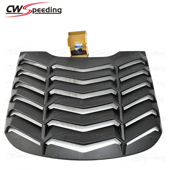 LAMBORGHINI STYLE PP MATERIAL REAR WINDOW LOUVER FOR 2015-2017 FORD MUSTANG LAMBORGHINI STYLE PP MATERIAL REAR WINDOW LOUVER FOR 2015-2017 FORD MUSTANG