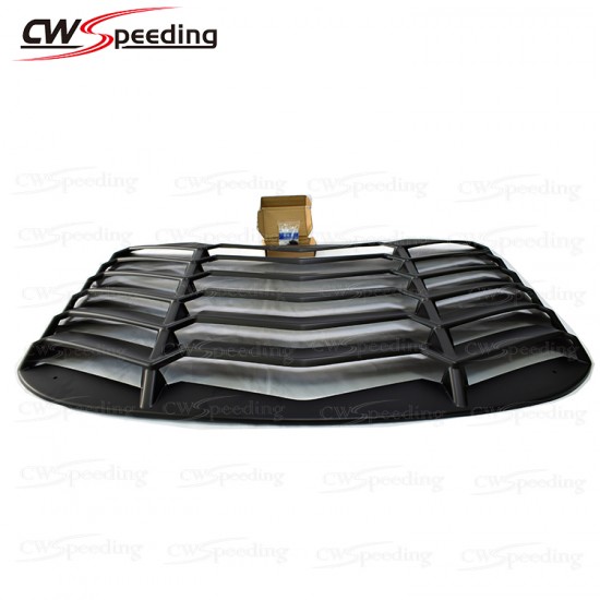 LAMBORGHINI STYLE PP MATERIAL REAR WINDOW LOUVER FOR 2015-2017 FORD MUSTANG LAMBORGHINI STYLE PP MATERIAL REAR WINDOW LOUVER FOR 2015-2017 FORD MUSTANG