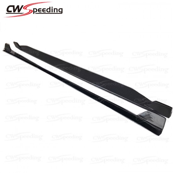 CWS STYLE CARBON FIBER SIDE SKIRTS FOR FORD MUSTANG CWS STYLE CARBON FIBER SIDE SKIRTS FOR FORD MUSTANG