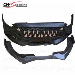 ONES STYLE HALF CARBON FIBER FRONT BUMPER FOR 2015-2017 FORD MUSTANG