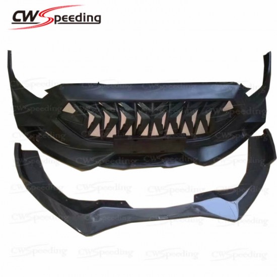 ONES STYLE HALF CARBON FIBER FRONT BUMPER FOR 2015-2017 FORD MUSTANG ONES STYLE HALF CARBON FIBER FRONT BUMPER FOR 2015-2017 FORD MUSTANG