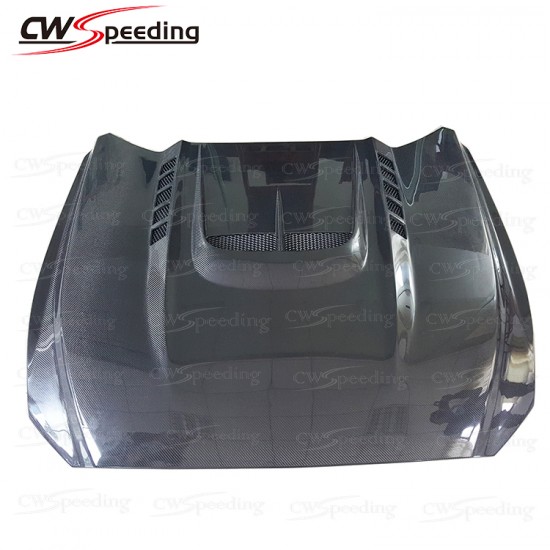ROWEN STYLE CARBON FIBER HOOD FOR 2015-2017 FORD MUSTANG ROWEN STYLE CARBON FIBER HOOD FOR 2015-2017 FORD MUSTANG