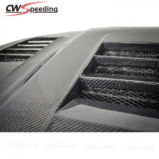 CWS-CA STYLE CARBON FIBER HOOD FOR 2015-2017 FORD MUSTANG CWS-CA STYLE CARBON FIBER HOOD FOR 2015-2017 FORD MUSTANG