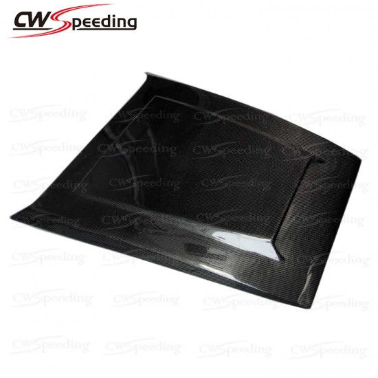 CARBON FIBER ENGINE HOOD HOOD SCOOP FOR FORD MUSTANG CARBON FIBER ENGINE HOOD HOOD SCOOP FOR FORD MUSTANG
