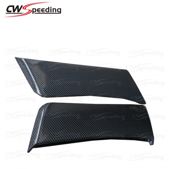 ROUSH STYLE CARBON FIBER REAR FENDER VENTS FOR 2015-2017 FORD MUSTANG 