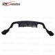 CWS-CA STYLE CARBON FIBER REAR DIFFUSER(T-4) FOR 2014-2017 FORD MUSTANG 