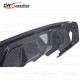 CWS-CB STYLE CARBON FIBER REAR DIFFUSER(T-4) FOR 2014-2017 FORD MUSTANG 