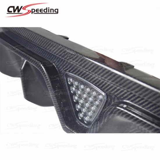 CWS-CB STYLE CARBON FIBER REAR DIFFUSER(T-4) FOR 2014-2017 FORD MUSTANG 