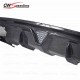 CWS-CB STYLE CARBON FIBER REAR DIFFUSER(T-4) FOR 2014-2017 FORD MUSTANG 