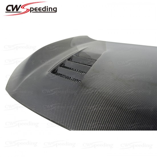 CWS-CB STYLE CARBON FIBER HOOD FOR 2016-2018 HONDA CIVIC