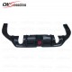 CWS-A STYLE CARBON FIBER REAR DIFFUSER WITH LEADER LIGHT FOR 2016-2018 HONDA CIVIC X