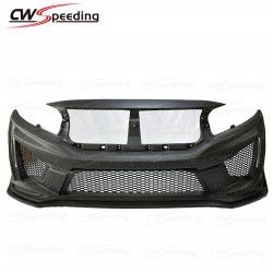 CWS STYLE FIBER GLASS FRONT BUMPER FOR 2014-2018 HONDA CIVIC X