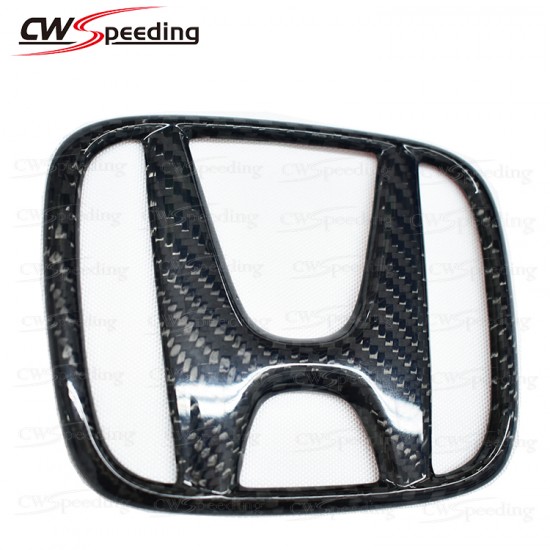 REPLACEMENT STYLE CARBON FIBER FRONT AND REAR LOGO BADGE FOR 2016-2018 HONDA CIVIC X REPLACEMENT STYLE CARBON FIBER FRONT AND REAR LOGO BADGE FOR 2016-2018 HONDA CIVIC X