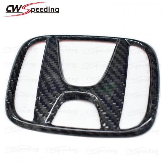 REPLACEMENT STYLE CARBON FIBER FRONT AND REAR LOGO BADGE FOR 2016-2018 HONDA CIVIC X REPLACEMENT STYLE CARBON FIBER FRONT AND REAR LOGO BADGE FOR 2016-2018 HONDA CIVIC X