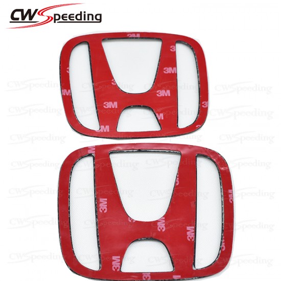 REPLACEMENT STYLE CARBON FIBER FRONT AND REAR LOGO BADGE FOR 2016-2018 HONDA CIVIC X REPLACEMENT STYLE CARBON FIBER FRONT AND REAR LOGO BADGE FOR 2016-2018 HONDA CIVIC X
