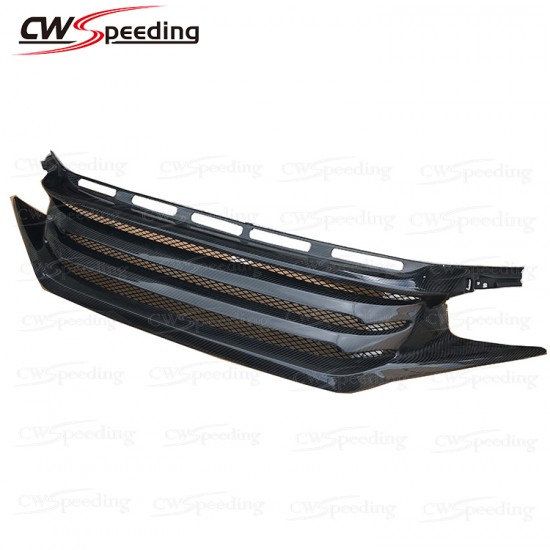 CWS STYLE CARBON FIBER FRONT GRILLE FOR 2016-2017 HONDA CIVIC X CWS STYLE CARBON FIBER FRONT GRILLE FOR 2016-2017 HONDA CIVIC X