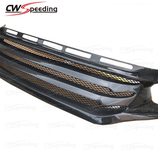 CWS STYLE CARBON FIBER FRONT GRILLE FOR 2016-2017 HONDA CIVIC X