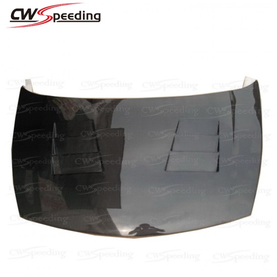 MUGEN STYLE CARBON FIBER HOOD FOR 2006-2008 HONDA CIVIC FD2 MUGEN STYLE CARBON FIBER HOOD FOR 2006-2008 HONDA CIVIC FD2