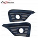NOBLESS STYLE CARBON FIBER FRONT FOG LAMP COVER FOR 2014-2016 HONDA FIT GK5 JDM NOBLESS STYLE CARBON FIBER FRONT FOG LAMP COVER FOR 2014-2016 HONDA FIT GK5 JDM