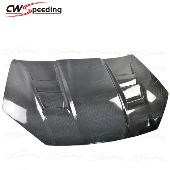 CWS STYLE CARBON FIBER HOOD FOR 2011-2013 HYUNDAI GENESIS COUPE 