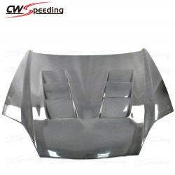 TS STYLE CARBON FIBER HOOD FOR 2005 HYUNDAI GENESIS COUPE 