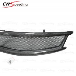 CARBON FIBER FRONT GRILLE FOR 2008-2014 INFINITI G37 4D