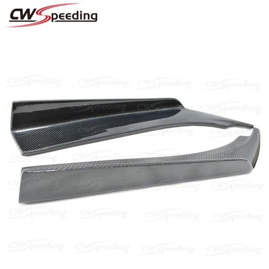 CWS-A STYLE CARBON FIBER REAR BUMPER CANARD FOR 2015-2017 INFINITI Q50