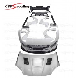 C STYLE HALF CARBON FIBER BODY KIT FOR JAGUAR F-TYPE (FIBER GLASS FRONT BUMPER +CARBON FRONT LIP+FIBER GLASS REAR BUMPER +DRY CARBON DIFFUSER+HALF FRONT FENDER+ FRONT&REAR ARCHES +FIBER GLASS SIDE SKIRTS+HALF CARBON HOOD ) C STYLE HALF CARBON FIBER BODY KIT FOR JAGUAR F-TYPE (FIBER GLASS FRONT BUMPER +CARBON FRONT LIP+FIBER GLASS REAR BUMPER +DRY CARBON DIFFUSER+HALF FRONT FENDER+ FRONT&REAR ARCHES +FIBER GLASS SIDE SKIRTS+HALF CARBON HOOD )