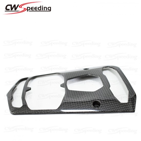 DRY CARBON FIBER CENTRE CONSOLE SURROUND FOR 2011-2015 LAMBORGHINI AVENTADOR LP700-4 DRY CARBON FIBER CENTRE CONSOLE SURROUND FOR 2011-2015 LAMBORGHINI AVENTADOR LP700-4