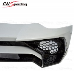 SV STYLE HALF CARBON FIBER FRONT BUMPER FOR 2011-2015 LAMBORGHINI AVENTADOR LP700-4 LP720 LP700 LP750