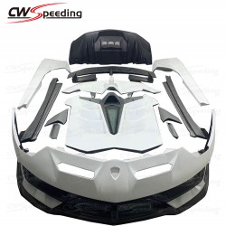 SVJ STYLE FIBER GLASS BODY KIT FOR 2011-2015 LAMBORGHINI AVENTADOR LP700-4 LP720 LP750