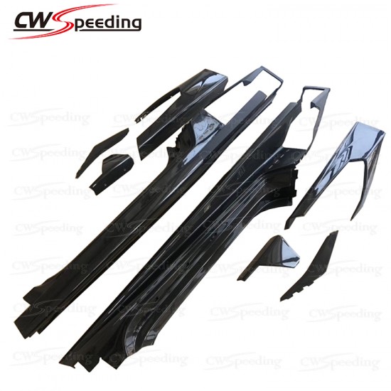 MAMSORY STYLE CARBON FIBER SIDE SKIRTS FOR LAMBORGHINI HURACAN LP580 LP610 MAMSORY STYLE CARBON FIBER SIDE SKIRTS FOR LAMBORGHINI HURACAN LP580 LP610