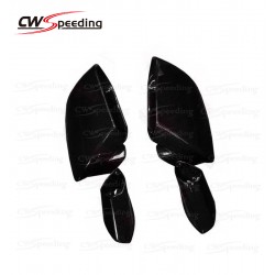 DRY CARBON FIBER SIDE MIRROR COVER FOR  2014-2016 LAMBORGHIBLI HURACAN LP610 DRY CARBON FIBER SIDE MIRROR COVER FOR  2014-2016 LAMBORGHIBLI HURACAN LP610