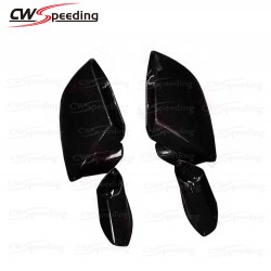 DRY CARBON FIBER SIDE MIRROR COVER FOR  2014-2016 LAMBORGHIBLI HURACAN LP610