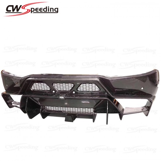 VORSTEINER STYLE HALF CARBON FIBER REAR BUMPER FOR LAMBORGHINI HURACAN LP610-4 LP580-2 VORSTEINER STYLE HALF CARBON FIBER REAR BUMPER FOR LAMBORGHINI HURACAN LP610-4 LP580-2